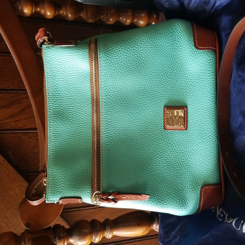 Dooney and Bourke turquoise cross body